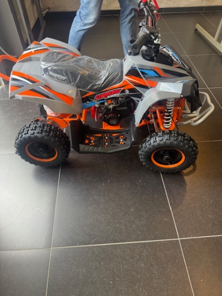 QUAD ENFANT DRION GRIS ORANGE