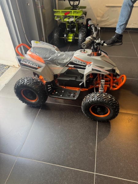 QUAD ENFANT ULTRA GRIS / ORANGE